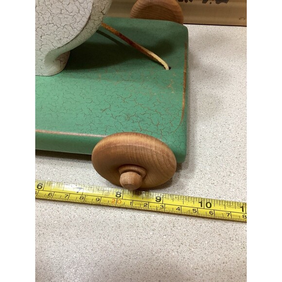 Henn Workshops Handcrafted 19th In The Toys Series "Puff" 2001 Wooden Rabbit Toy - Picture 9 of 14